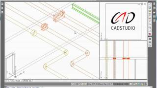 AutoCAD MEP 2010  Lüftung Wandaussparungen setzen [upl. by Zamora]