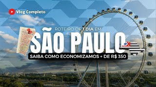 VLOG de 1 dia em SÃO PAULO  O que fazer [upl. by Alfi]