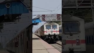 12792 Secunderabad sf express trashing 130mps with lalaguda Wap7 💥 wap7 highspeed indianrailways [upl. by Idnal]