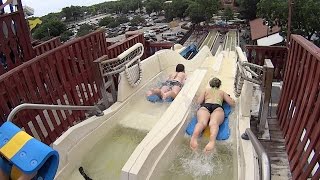 Mat Racer Water Slide at Schlitterbahn New Braunfels [upl. by Kotta]