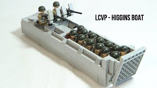 Custom LEGO LCVP  Higgins boat [upl. by Yvonne]