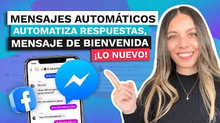 Como CONFIGURAR MENSAJES AUTOMATICOS en Facebook Messenger 2024 😱 [upl. by Enitsugua856]