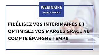 Replay webinaire Compte Épargne Temps [upl. by Ahron586]