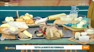 La grande varietà dei formaggi italiani  Unomattina 15112024 [upl. by Paehpos]