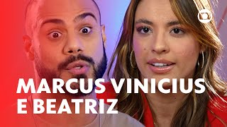 BBB 24 Conheça Marcus Vinicius e Beatriz  Big Brother Brasil 24  TV Globo [upl. by Rexfourd125]