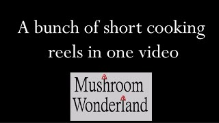 Wild Mushroom Recipes Compilation [upl. by Heindrick258]