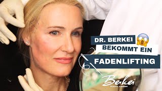 Straffe Haut in 60 Minuten 😱 Dr Berkei bekommt ein Fadenlifting [upl. by Laurentia]