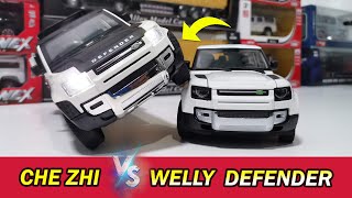 Defender War Che Zhi Vs Welly Brand Diecast Models 124 Scale  Speedo Club [upl. by Sidonius]