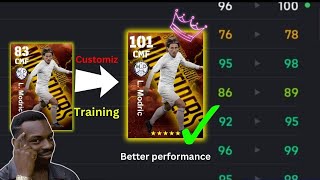 How To Train 101 Rated L Modric In efootball Training video mid King 👑 Modric [upl. by Aetnuahs]