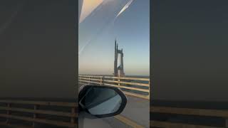 Bahrain bridge saudiarabia travel dammam explore love [upl. by Tippets]