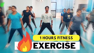 Full Body Workout  1 Hours Workout Video  Streching To Cool Down Exercise Video  Zumba Fitness [upl. by Barren]