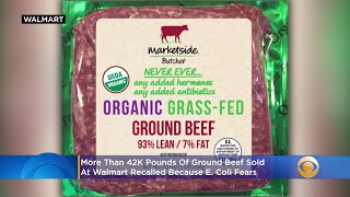 More Than 42K Pounds Of Ground Beef Sold At Walmart amp Other Stores Recalled Because E Coli Fears [upl. by Hannaj]