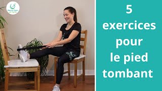 5 exercices pour le pied tombant [upl. by Race]