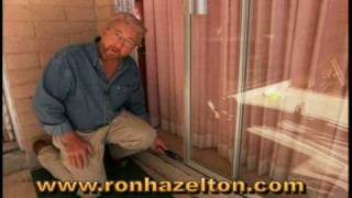 How To Replace the Dual Point Lock in a Builders Wood Sliding Patio Door [upl. by Annibo860]