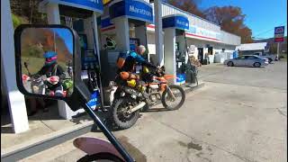 October Dualsport Flatwoods to the Monongahela NF [upl. by Ecilef]