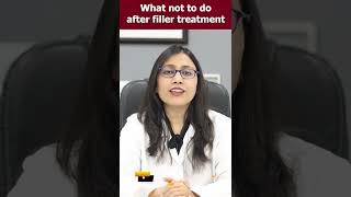 What not to do after filler treatment  Viral shorts [upl. by Gerita]