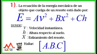 ANÁLISIS DIMENSIONAL  EJERCICIO 1  FÍSICA [upl. by Celin]