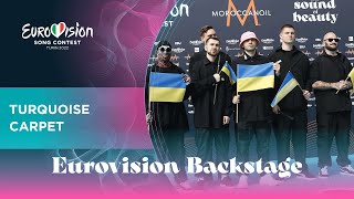 Eurovision Backstage  Day 9 Turquoise Carpet  Eurovision News from Turin 2022 [upl. by Elrem]