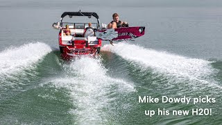 Athlete Mike Dowdy picks up his new whip  Model Year 2024 H20  Heyday Wake Boats [upl. by Lomax]