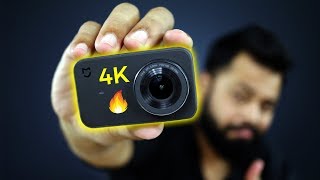 BEST 4K ACTION CAMERA UNDER ₹7000  99  Xiaomi Mi 4K Action Camera Review [upl. by Eidod]