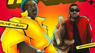 Olivetheboy Ft Mayorkun – A Fuul Official Lyric Video [upl. by Ilenna]