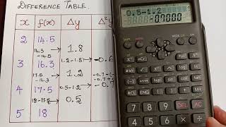 Newtons forward interpolation formula problem 2  interpolation [upl. by Loftis]