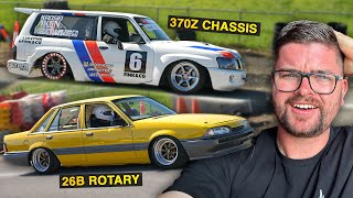 INSANE Quad Rotor VL And Patrol On A 370z Chassis Aussie Drift Monsters [upl. by Nolahp354]