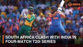 South Africa clash with India in fourmatch T20I series [upl. by Safir850]