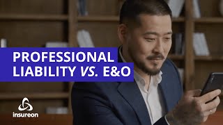 Professional liability vs Errors and omissions A sidebyside comparison [upl. by Zildjian]