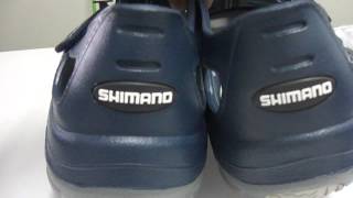 Sapatilha Shimano Evair sapato para pesca Pesca parana Paraguai crocs [upl. by Paapanen]