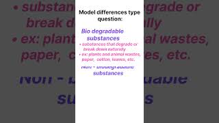 difference between bio degradable and non biodegradable substances education shorts science [upl. by Eleon]