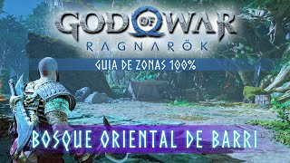 God of War Ragnarok Guia de Zonas 100  Bosque oriental de Barri Localización coleccionables [upl. by Roseanna]