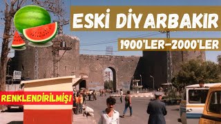 Eski Diyarbakır Renkli 1900lerle 2000ler arası renklendirilmiş görüntüler [upl. by Cahan]