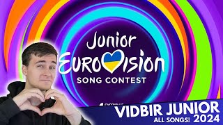 I REACTED TO UKRAINES JUNIOR EUROVISION SELECTION  Vidbir Junior 2024 🇺🇦 [upl. by Anez]