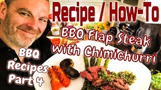 Gluten Free BBQ Flap Steak with Chimichurri Recipe [upl. by Waldo]