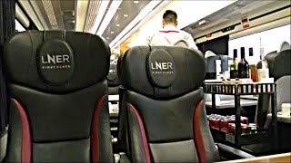 Leeds to London Kings Cross  LNER HST in First Class [upl. by Jahn]