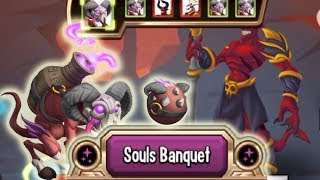 Monster Legends  Soulfagous level 120 vs Barbatos review combat [upl. by Jollanta]