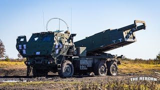 US Army fires HIMARS M777 A2 howitzers and 2000 armored howitzers in Europe [upl. by Ydniahs]