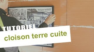 TUTORIEL  Perçage cloison en terre cuite [upl. by Waters505]