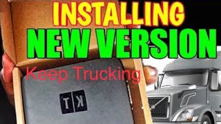 KEEP TRUCKING ELD Device INSTALLED  2019 VOLVO SEMI TRUCK [upl. by Wardlaw]