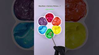 Making new ColorsSatisfying Color mixing🎨 colormixing satisfying asmr [upl. by Raynah]