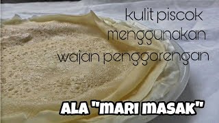 MEMBUAT KULIT quotPISANG COKLATquot MENGGUNAKAN WAJAN PENGGORENGAN [upl. by Semela]