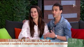 Különleges ceremónián kelt egybe az operettes álompár  tv2humokka [upl. by Arataj]