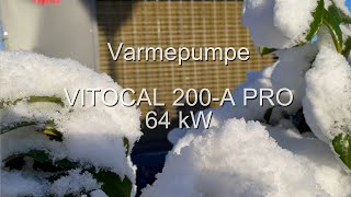 Vitocal 200 A Pro 64 kW som del af hybridløsning [upl. by Alrats]