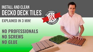 DECKO Deck Tiles Premium Features Easy Installation and Maintenance Tips [upl. by Briano769]