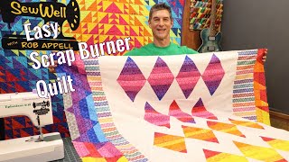 Easy Scrap Burner Quilt with Rob Appell [upl. by Elirpa395]