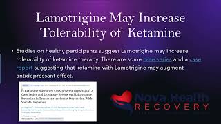 Lamictal and Ketamine Interactions  Does lamotrigine need to be stopped before ketamine therapy [upl. by Jeane]