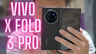 Vivo X Fold 3 Pro HandsOn The New Best Foldable Hardware [upl. by Jud]