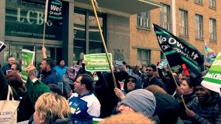 Delegates rally in support of OPSEU members at the LCBO [upl. by Ragas304]