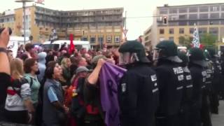 Demonstrationen am AliceSalomonPlatz in Hellersdorf III [upl. by Caravette]